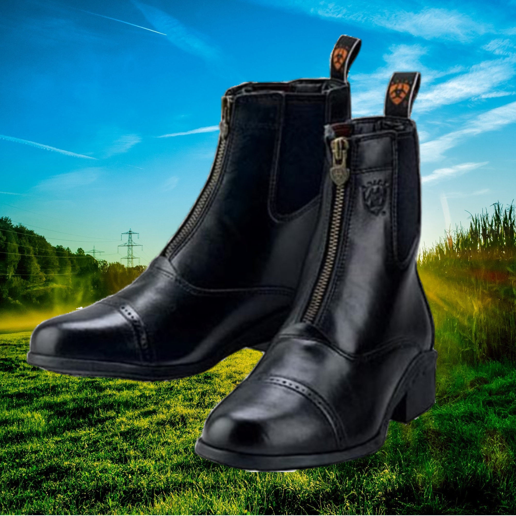 Ariat Men´s Heritage Zip Paddock, schwarz